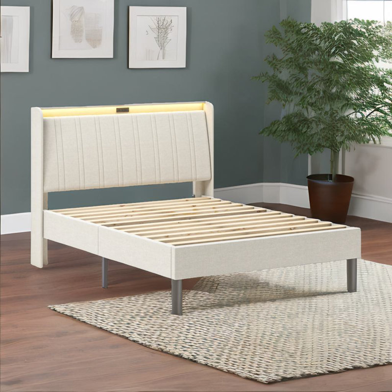 Structure de lit plateforme, Double