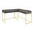 Livengood Adjustable L-Shaped Metal Base Writing Desk with Power Outlet-62421153