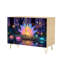 Sideboard Buffet Cabinet with Storage Glowing Lotus Flower Forest Neon Colours Magical Light Effects with 2 Doors for Living Room and Kitchen