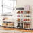 33'' Wide 3-Tier Metal Shoe Rack Shelf for Closet Stackable and Adjustable-2050845072