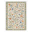 Tapis d'intérieur vert / beige lavable à la machine Verona avec envers antidérapant-128992228