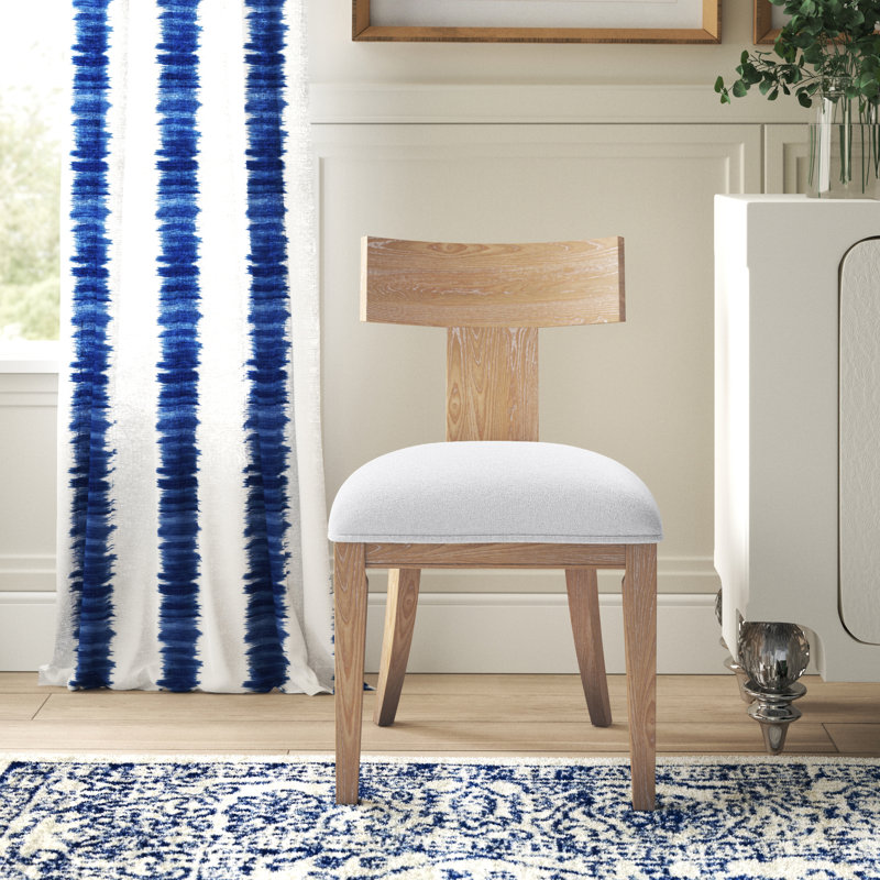 Tegan 18'' H Upholstered Oak Side Chair, Natural