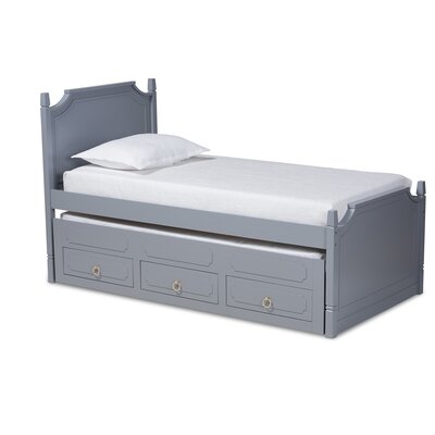 Craigatempin Twin Solid Wood Low Profile Storage Platform Bed -  Rosalind Wheeler, E36B8C88AFEC475BB110F4E15B94D316