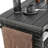Outdoor Wicker Bar Cart