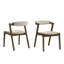 Ensemble de 2 chaises de salle à manger revêtues de noir Needham-969921532