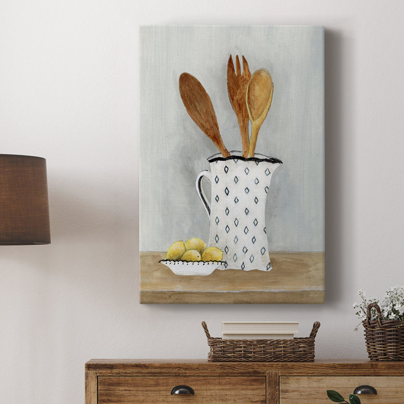 Cottage Kitchen III - Cavas enveloppés de galerie, H 27 po x l 18 po