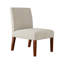 Ensemble de 2 chaises d'appoint en tissu avec table ronde en bois, fauteuil de coiffeuse décoratif pour bureau de chambre à coucher, chaise d'appoint en coin