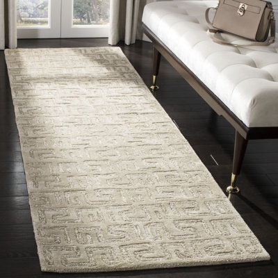 Christoper Hand Tufted Wool Geometric Rug