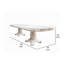 Table de salle à manger à double piédestal Foeller-98354105