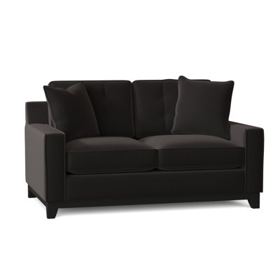 Carollton 62" Square Arm Loveseat with Reversible Cushions