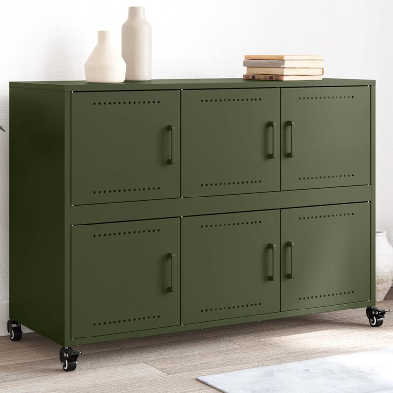 Roshea 100.5cm Sideboard, Olive Green