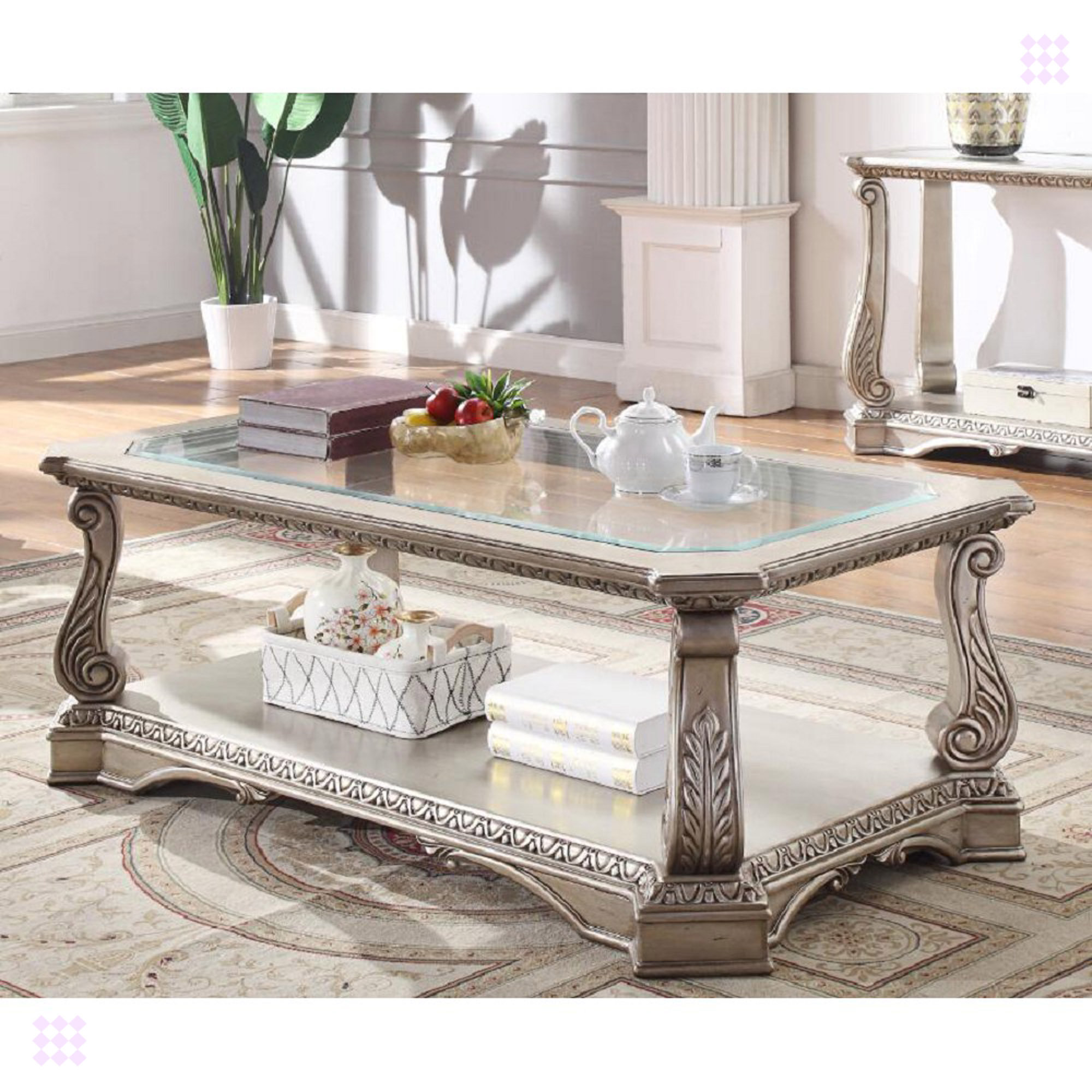 Rosdorf Park Transitional Style Northville Coffee Table for Living Room ...