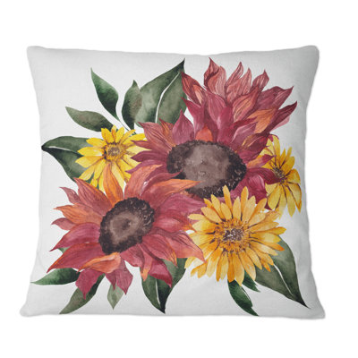 Floral Throw Pillow