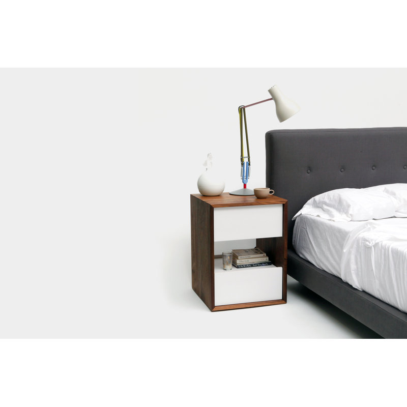 THN 2 - Drawer Nightstand, White