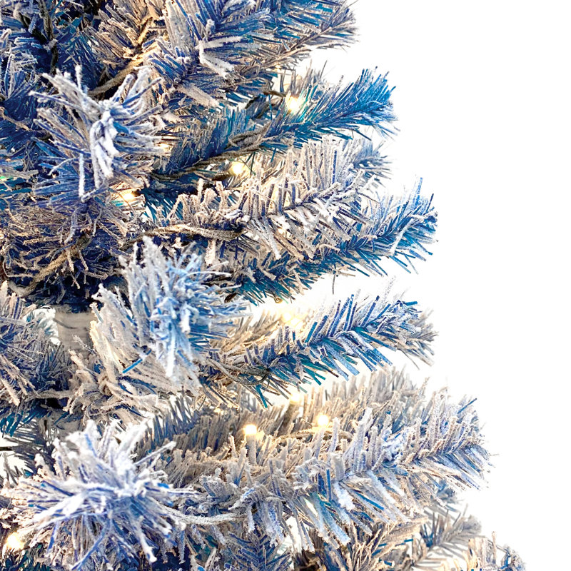 Sapin de Noël artificiel enneigé 6 pi avec branche