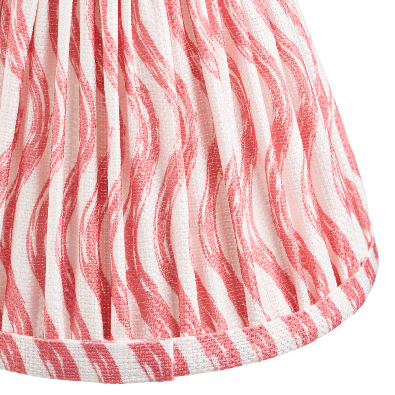 Step Wing Armed Sconce, Coral Pink