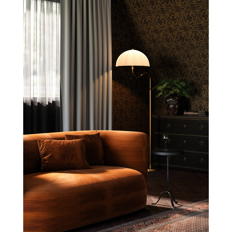 Crosby 68'' Novelty Floor Lamp, Brushed Gold