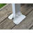 Palram - Canopia Feria 24'  W x 10' D Polycarbonate Galvanized Steel Stationary Slope Patio Awning White-12179505-122425636