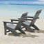 Chaise de patio surdimensionnée en polyéthylène haute densité Chirokitia-2111482708