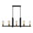 8 - Light Modern Farmhouse Open Rectangular Kitchen Island Chandelier