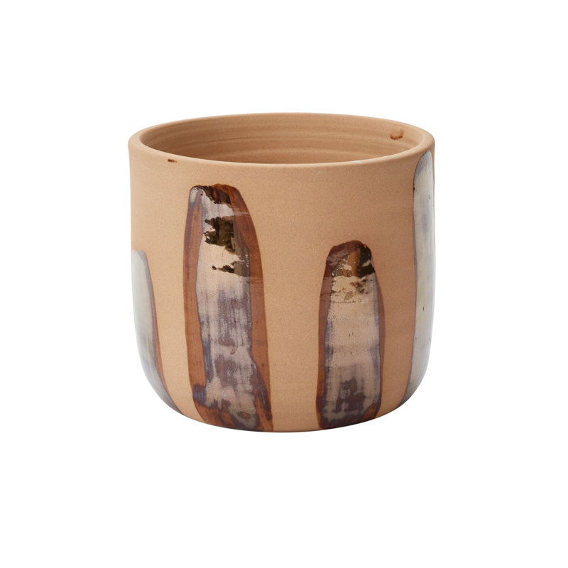 Pot bronze coup de pinceau