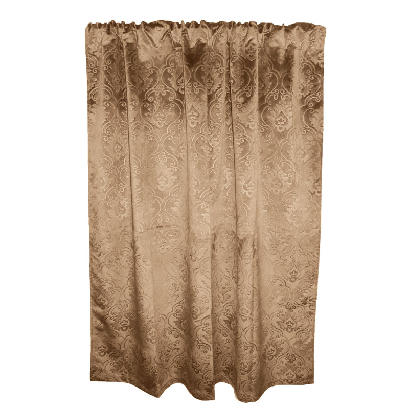 Rideau obscurcissant en velours Izea, L 54 po x L 72 po, Beige