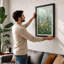 Wildflower Meadow Modern - Framed Print-1681501696-1681501711