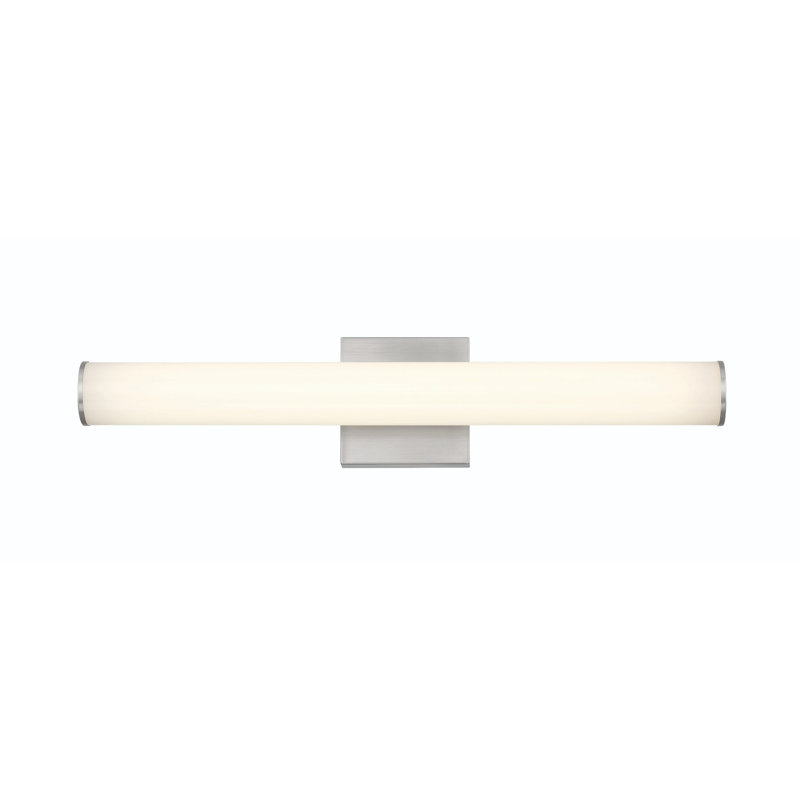 Stepridge Round 27W Vanity Light, Brushed Nickel, 2.5'' H x 24'' W x 2.5'' D