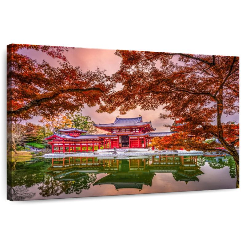 Adella Byodoin Temple, 24" H x 36" W