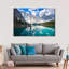 «Lakeside Mountains Mountain Reflection», reproduction sur toile-92520212