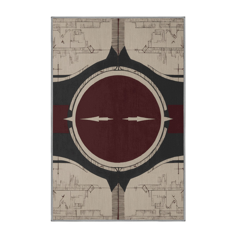 Baronial Bloom Rug, Rectangle 2' x 3'