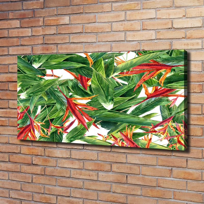 Floral Pattern - Wrapped Canvas Print