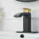 Waterfall Single Hole Single-Handle Low-Arc Bathroom Sink Faucet With Pop-Up Drain Assembly In Matte Black