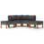Structure grise / coussin anthracite sélectionné