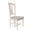 Chaise d'appoint en bois massif Disla
