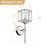 1-Light Frosted Glass Wall Sconce-1454039337