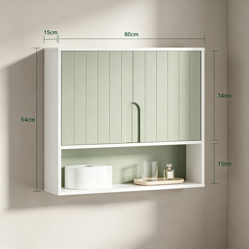 Wood Wall Bathroom Cabinet