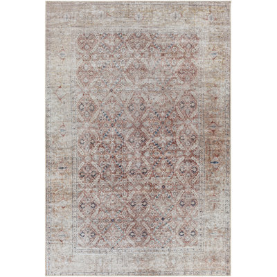Tapis oriental rouille / crème Isabella