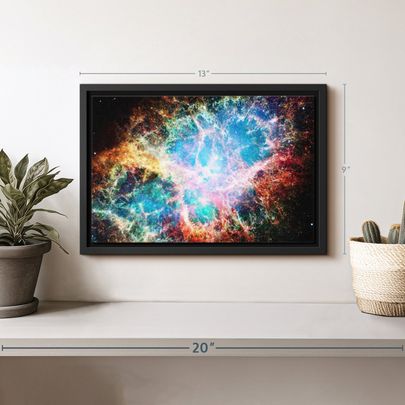 Impression sur toile Ethereal Nebula, H 9 po x l 13 po