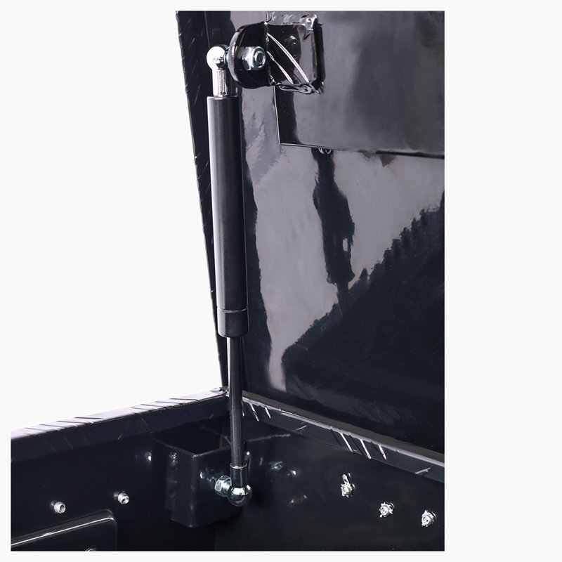 Hewei 39'' W 22.39 Gallons Water Resistant Metal Lockable Storage Bench, Black