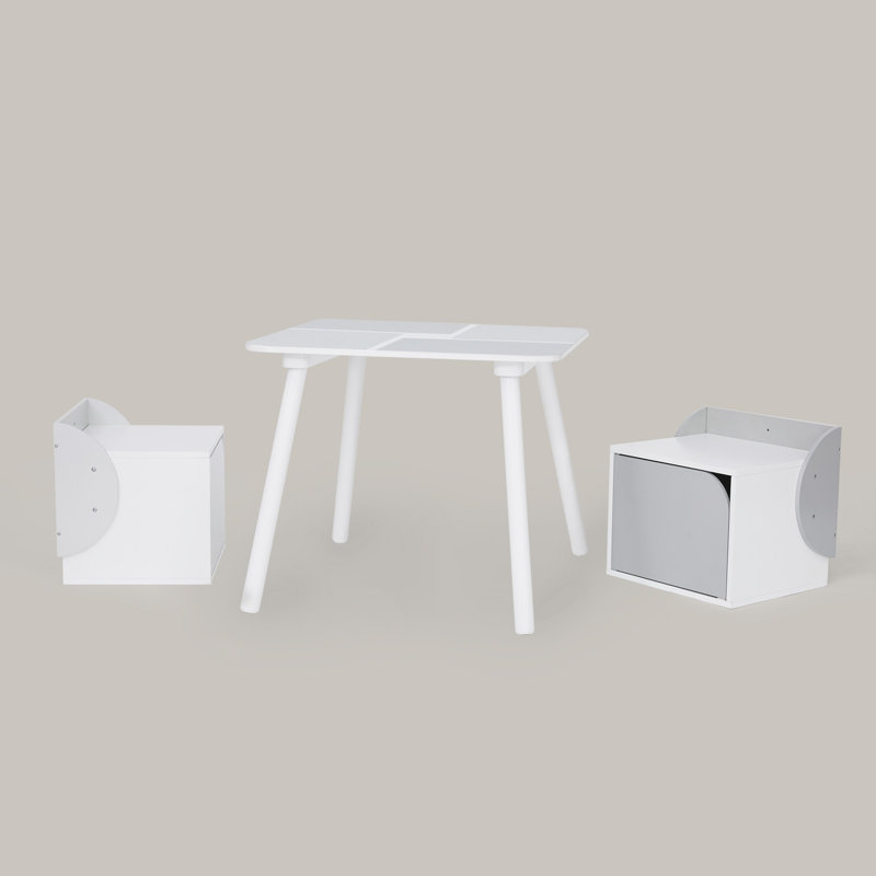 Kids Square Outdoor Table and Chair Set