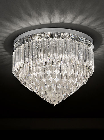 Mireille Crystal Flush Mount