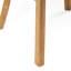 Chaise en bois avec coussins de siège à blocs - Profitez du confort en plein air pour rehausser votre décor extérieur