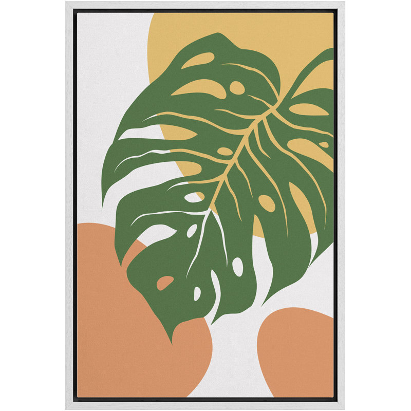 Cadre flottant, impression sur toile, H 36 po x l 24 po x P 1,5 po, Cadre blanc