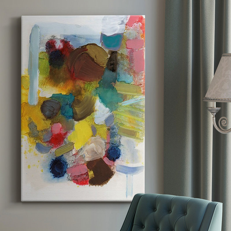 Tout à la fois I - reproduction sur toile tendue, H 60 po x l 40 po x P 1 po
