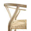 Chaise d'appoint en bois massif brun