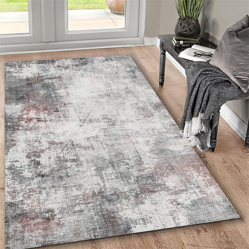 5' X 7' Washable Non-Slip Area Rug