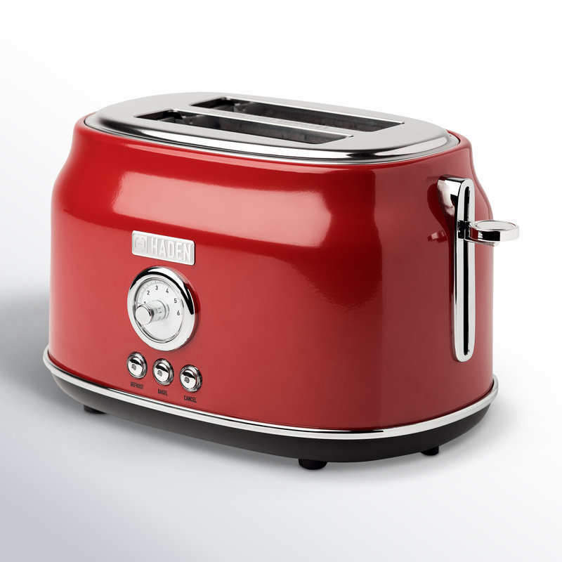 Dorset 2 - Slice Toaster, Red