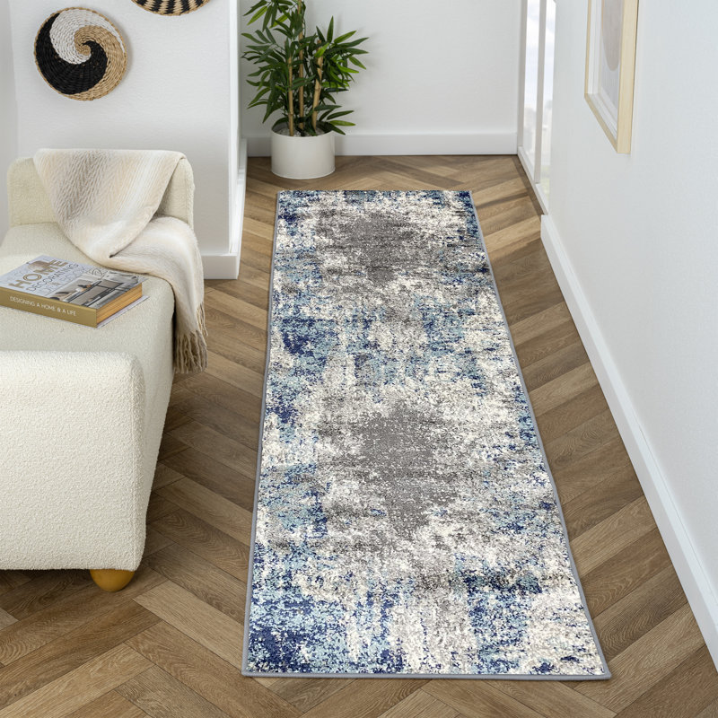Dodsworth Abstract Indoor Rug, Rectangle 2'1" x 7'4"