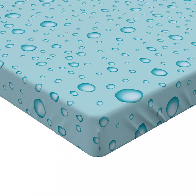 Microfiber Patterned Fitted Sheet, Twin Fitted Sheet